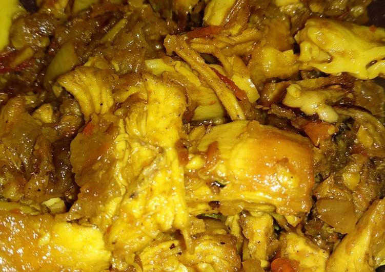 Resep Ayam bumbu kuning ala anak kost, Enak Banget