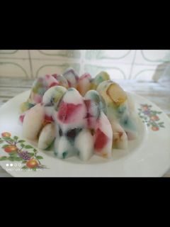 عکسی از دستور ژله خورد شیشه