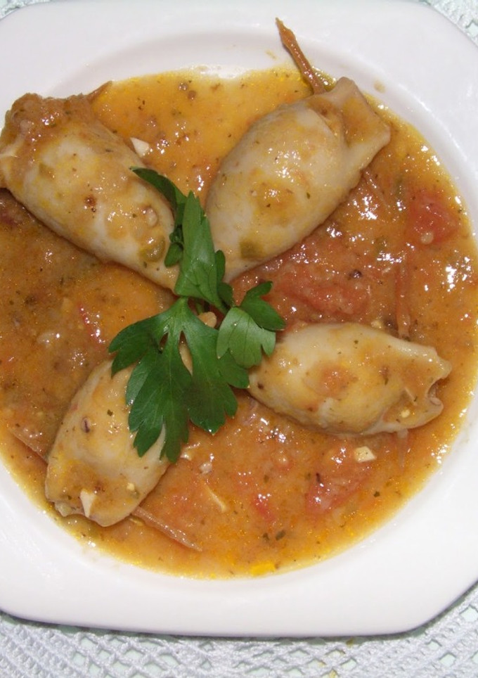 Una foto de Calamares rellenos