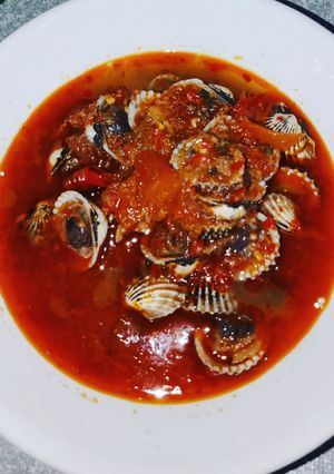 Foto resep Sup Kerang Kuah Merah