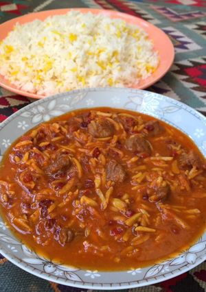 عکسی از دستور خورش خلال بادام😍
