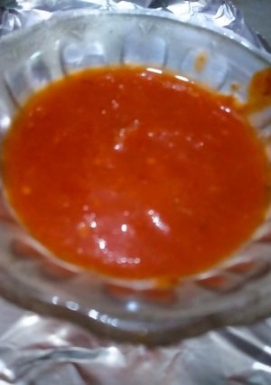 मोमोज की चटनी (momos ki chutney recipe in Hindi) रेसिपी मुख्य फोटो