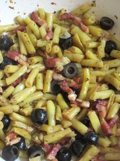 Olívás zöldbab recept fotója
