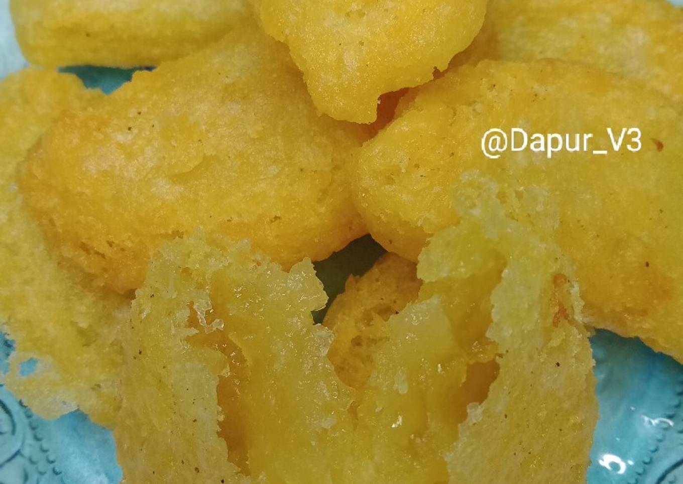 Getuk goreng isi gula pasir