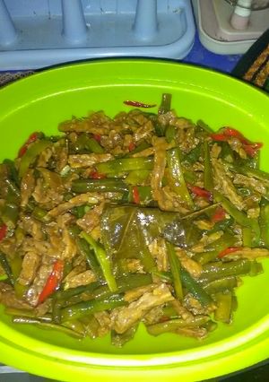Foto resep Oseng Tempe Kacang Panjang