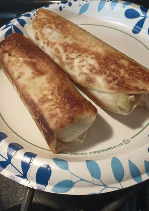 A picture of For my Late Father Thanksgiving Leftovers, Burritos.