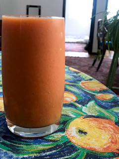 Una foto de Smoothie de papaya