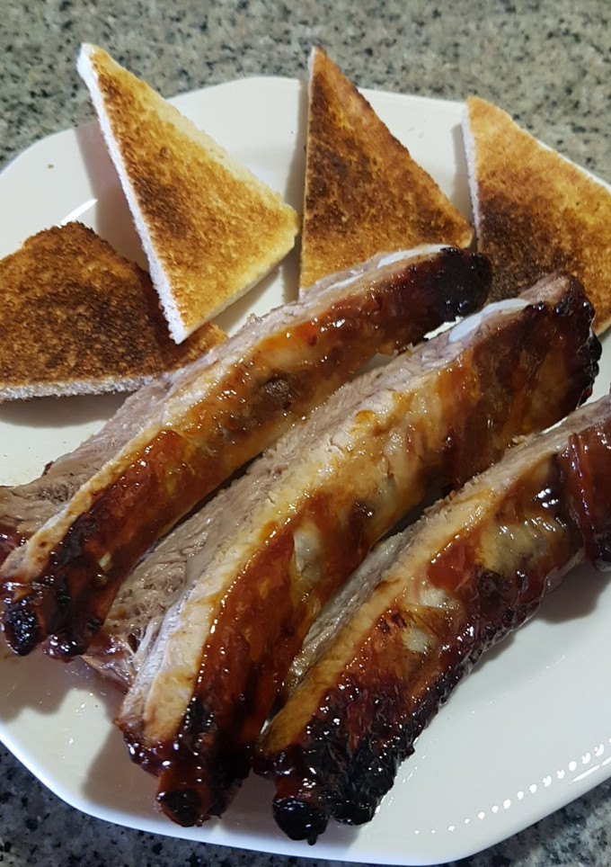 Una foto de Costillas estilo Americano