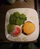 Hamburguesas con Queso al Carbón
