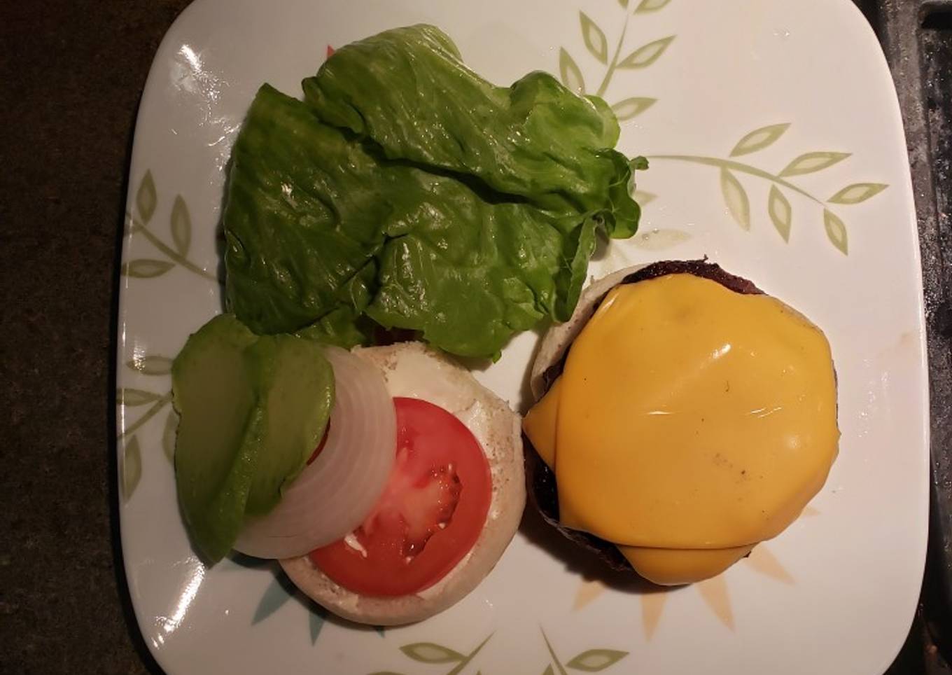 Hamburguesas con Queso al Carbón