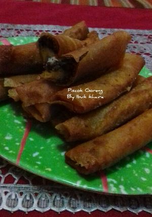 Foto resep Pisang Coklat Goreng (Piscok),Kulit Lumpia