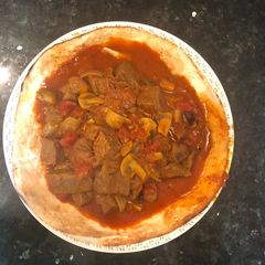 A picture of Chili Frye Iraqi dish Jordanian style.