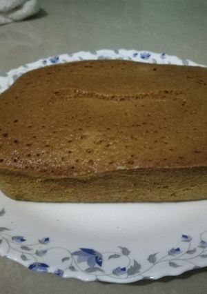 A picture of Super moist cake -microwaved.