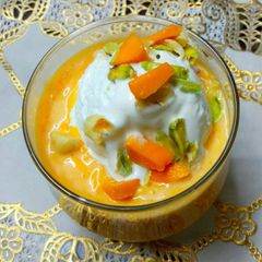 A picture of Mango mastani.