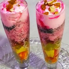 Strawberry Falooda A picture of Strawberry Falooda.