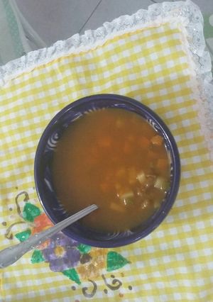 Una foto de Caldito de Camarón