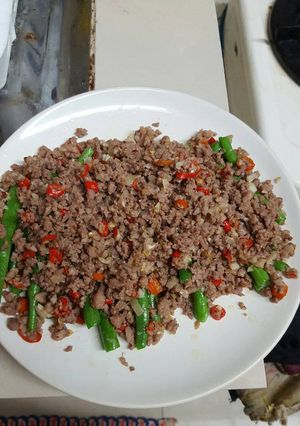 Foto resep Tumis buncis daging cincang