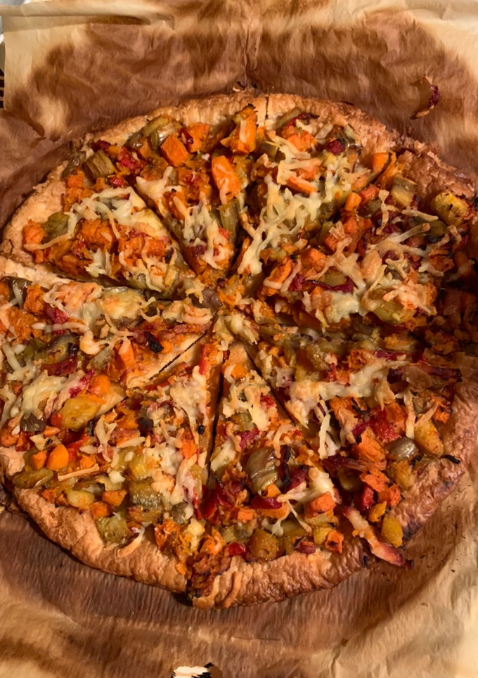 Una foto de Hojaldre con verduras