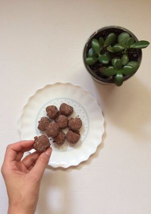 Kakaós kókuszos fat ball recept fotója