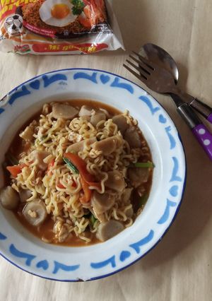 Foto resep Indomie Kuah Bakso