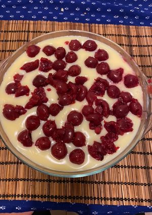 Pudingos krémdesszert recept fotója