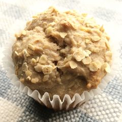 Walnut BananApple Muffins with Oat flour A picture of Walnut BananApple Muffins with Oat flour.