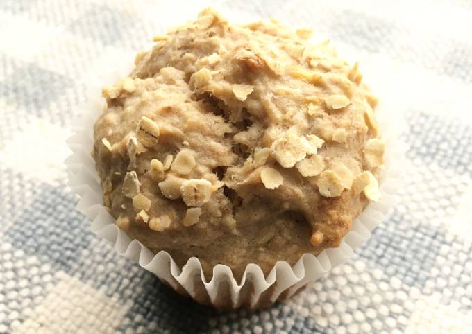 Walnut BananApple Muffins with Oat flour