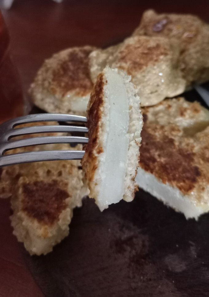 Una foto de Hotcake de avena y pera