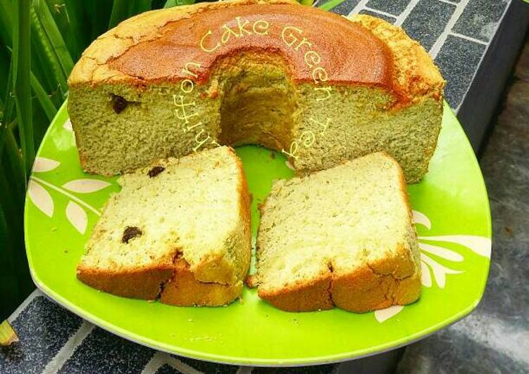 Bahan Menyiapkan Chiffon Cake Green Tea yang simpel