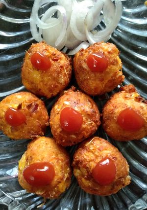 A picture of Corn paneer pops.