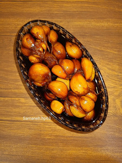 عکسی از دستور سیر ترشی با شیره خرما🌺