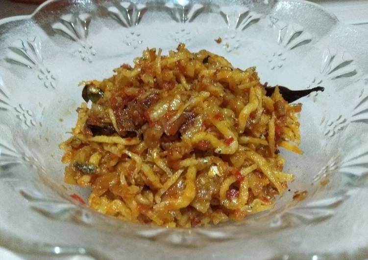 Cara Gampang Menyiapkan Sambel teri tempe yang Bisa Manjain Lidah