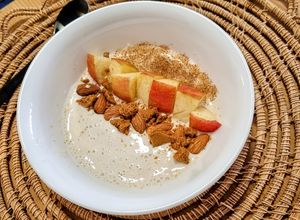 รูปของ Oat meal สูตร Apple Cinnamon อาหารเช้าโลว์คาร์บ