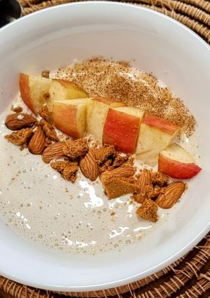 รูปของ Oat meal สูตร Apple Cinnamon อาหารเช้าโลว์คาร์บ