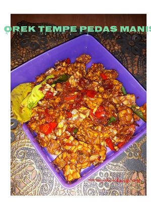 Foto resep Orek Tempe Pedas Manis