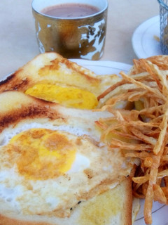 Foto resep Bullseye egg toast