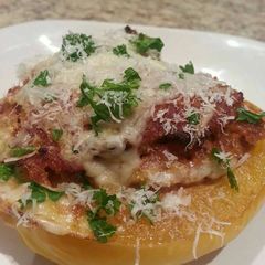 A picture of Turkey and Quinoa Stuffed Peppers.