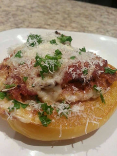 A picture of Turkey and Quinoa Stuffed Peppers.