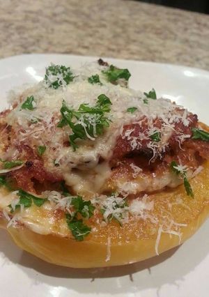 A picture of Turkey and Quinoa Stuffed Peppers.