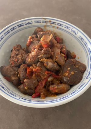 Foto resep Sambal Hati dan Jantung Ayam
