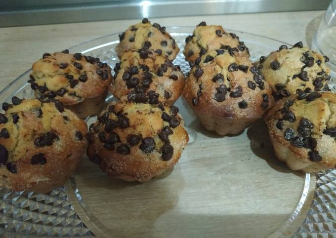 Muffins pépites de chocolat de Angelique D'eurveilher - Cookpad