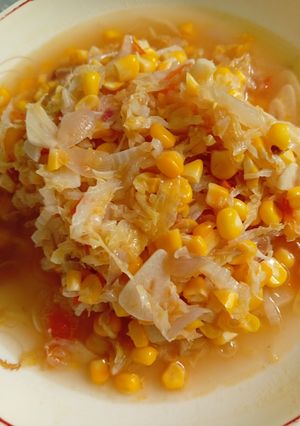 Foto resep Tumis Jagung Sawi Putih