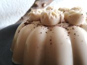 Una foto de gelatina de vainilla