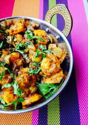 A picture of Prawn Masala.