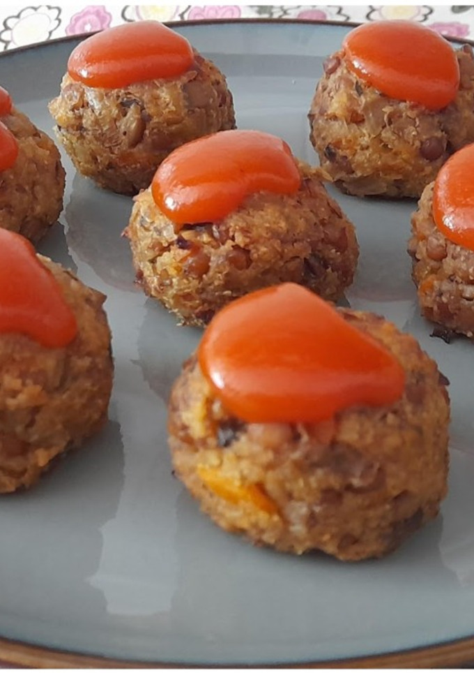 Una foto de Albóndigas de lentejas