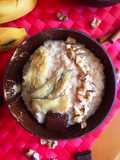 Porridge "banana bread"