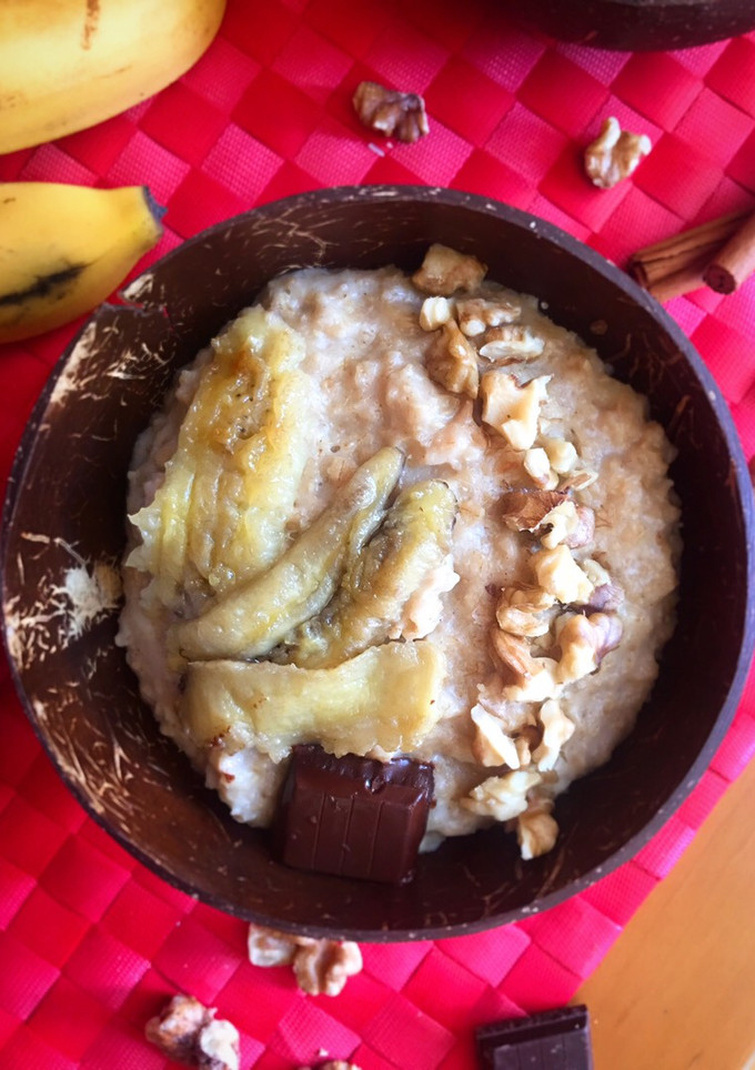 Una foto de Porridge "banana bread"