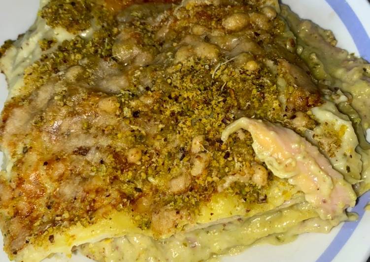 Lasagne al pistacchio