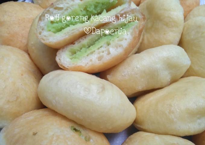 Yuk intip, Resep bikin #ROTI GORENG ISI KACANG HIJAU (no ulen) dijamin sedap