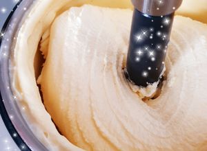 Une photo de Crème glacée vanille au Gelato😋